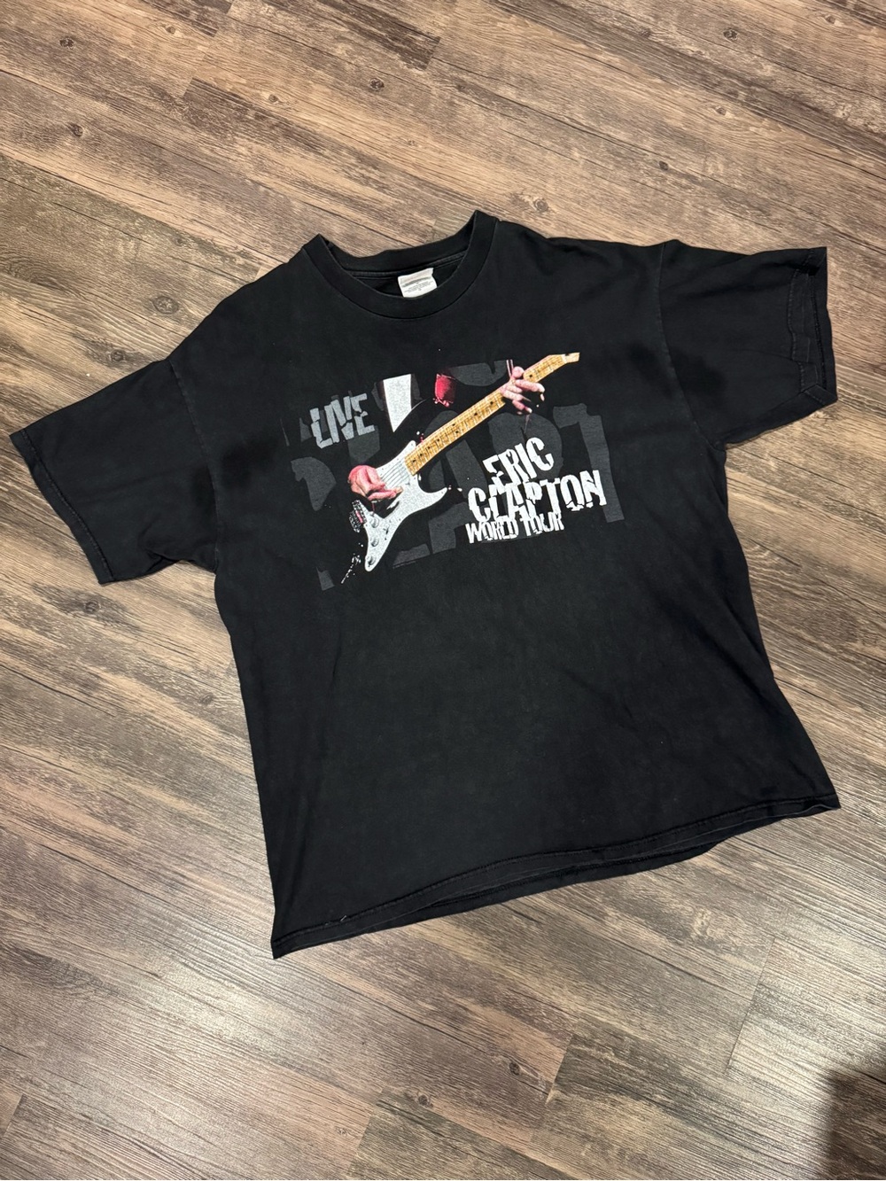 Vintage Eric Clapton Live 1998 World Concert Tour Rock T-Shirt Stedman Hanes XL